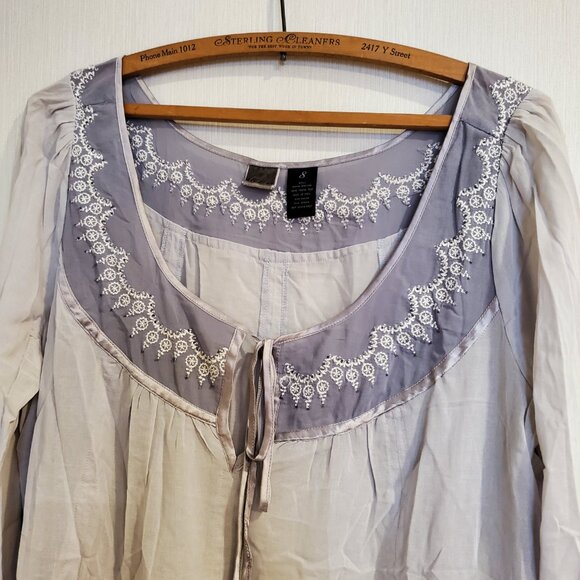 Anthropologie Lithe blouse size 8 BOHO - Picture 3 of 7
